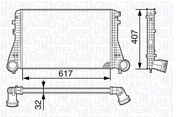 MAGNETI MARELLI Välijäähdytin 351319202830